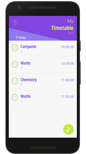 Academik Teacher Timetable